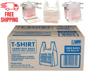 LARGE WHITE PLASTIC BAG